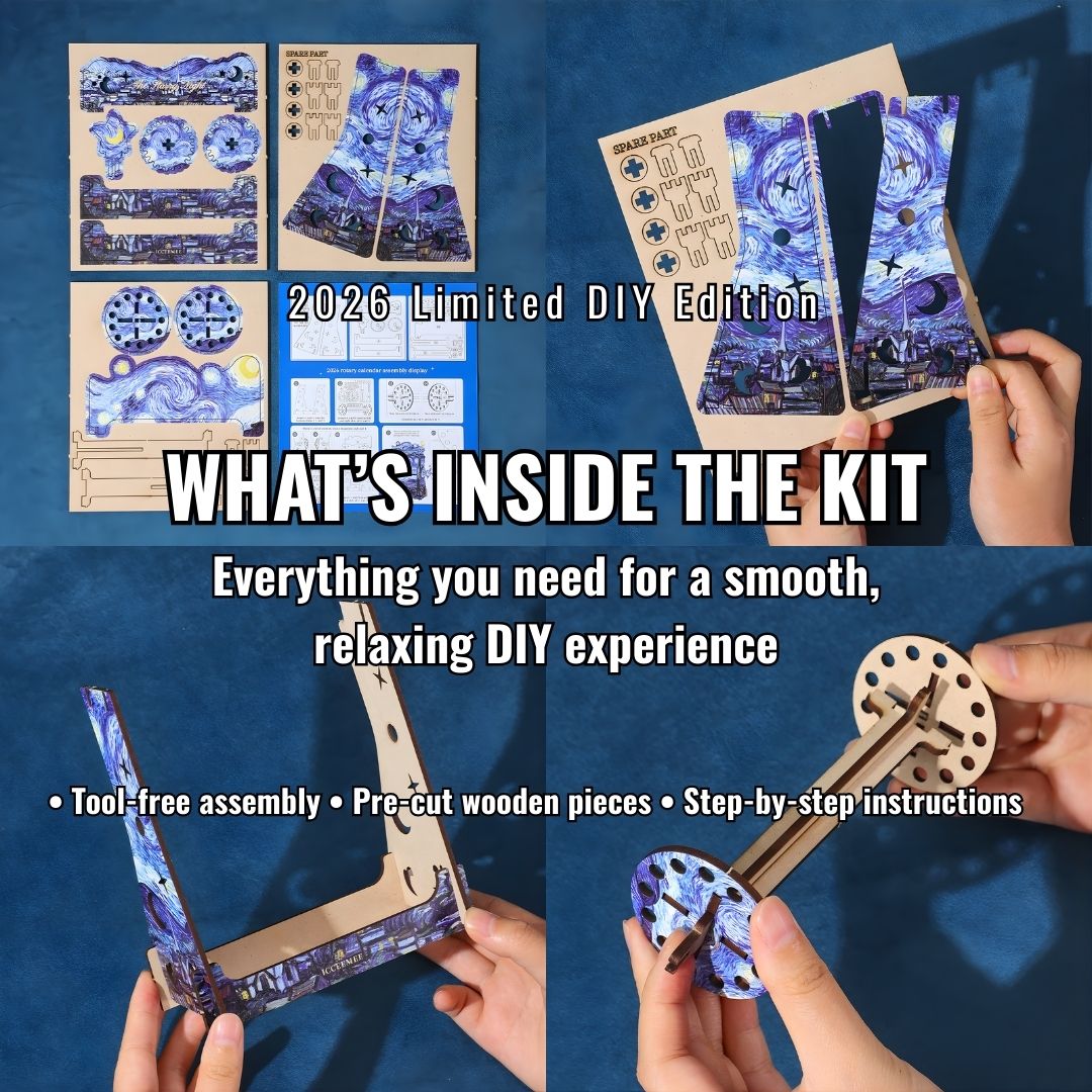 Kit de calendario de Van Gogh para hacer tú mismo