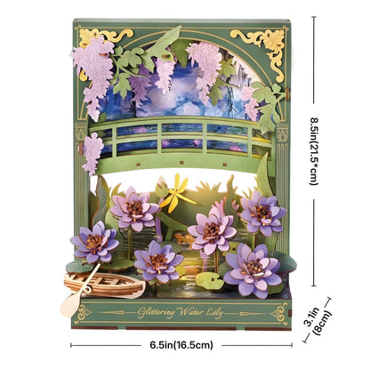 Lámpara de marco artístico 3D DIY