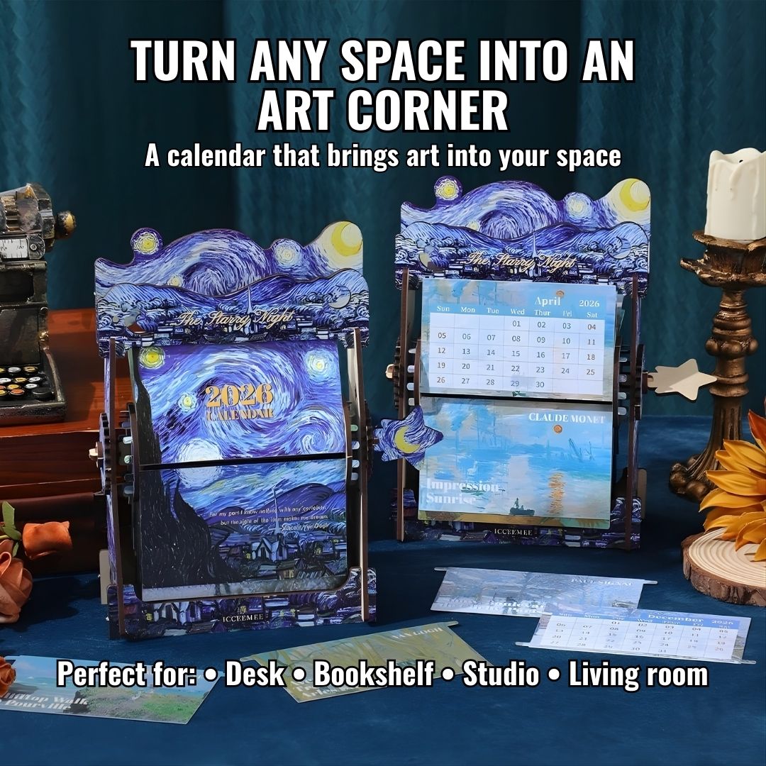 Kit de calendario de Van Gogh para hacer tú mismo