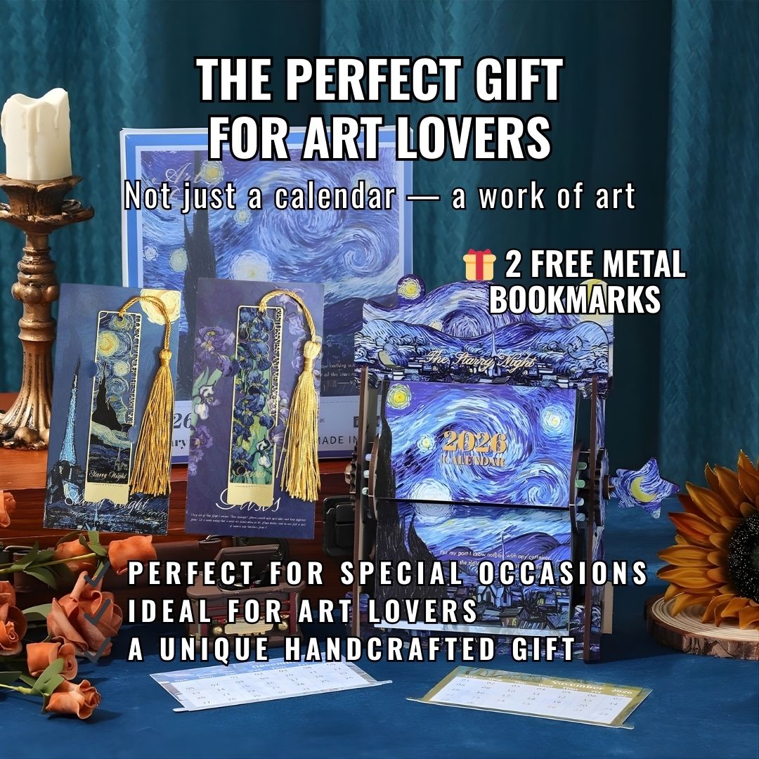 Kit de calendario de Van Gogh para hacer tú mismo