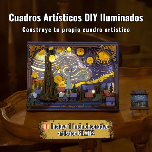 Cuadros Artísticos DIY Iluminados