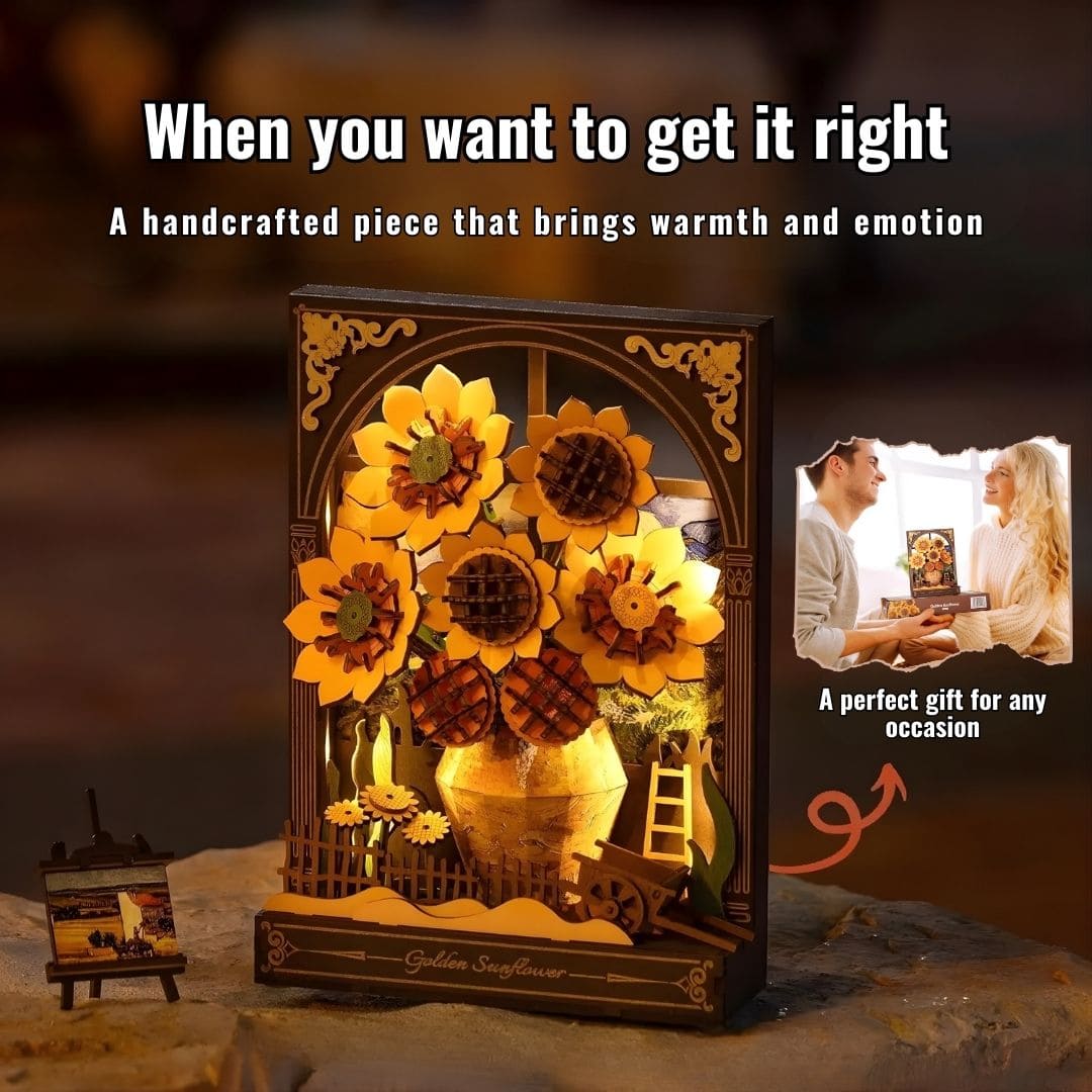 Lámpara de marco artístico 3D DIY