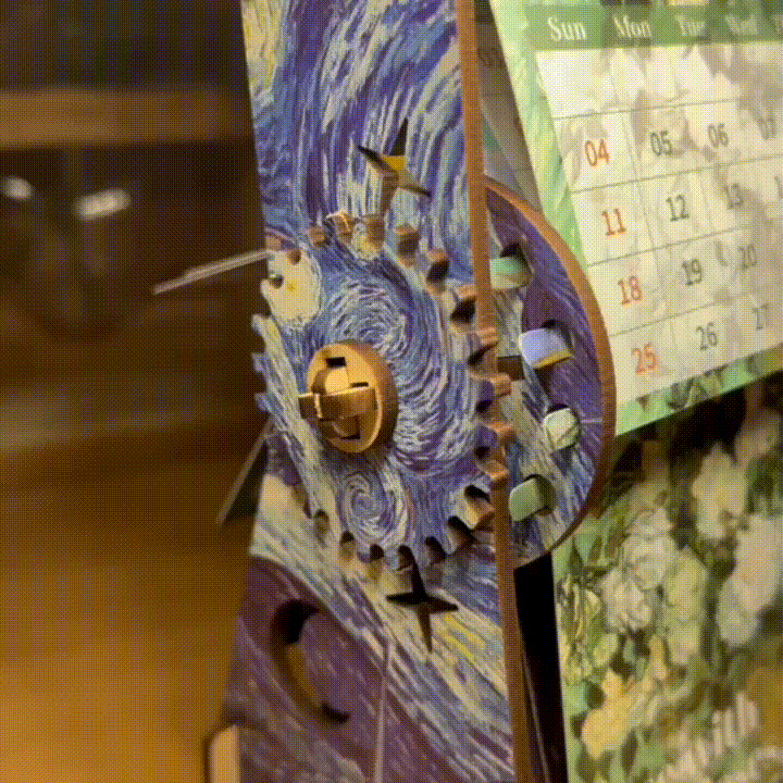 Kit de calendario de Van Gogh para hacer tú mismo