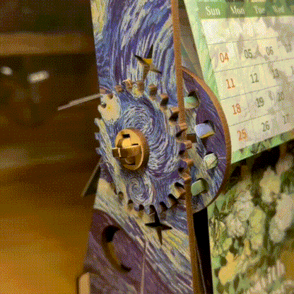 Kit de calendario de Van Gogh para hacer tú mismo