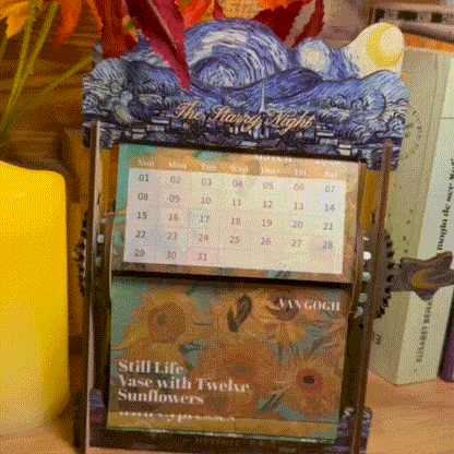 Kit de calendario de Van Gogh para hacer tú mismo