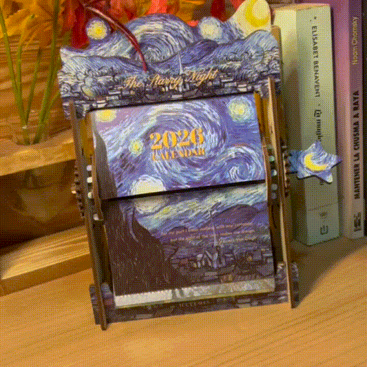 Kit de calendario de Van Gogh para hacer tú mismo